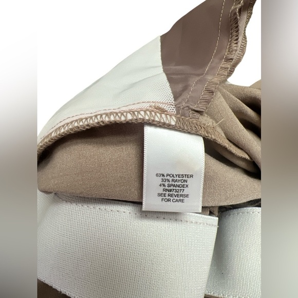 Dana Bachman tan straight leg dress pants - Picture 6 of 6